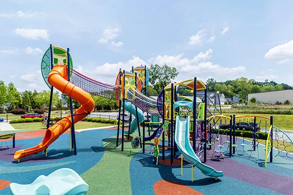 Colorful Burke Commercial Playground Equipment